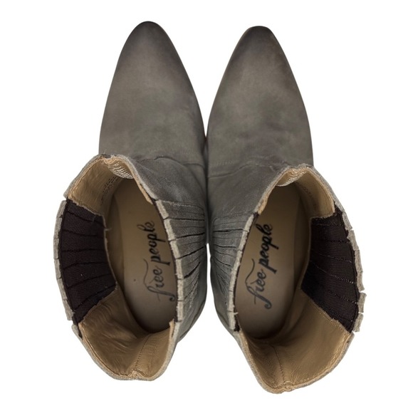 Women's Free People Frontier Chelsea Boot, Washed Taupe, Size 37.5 - Picture 10 of 11